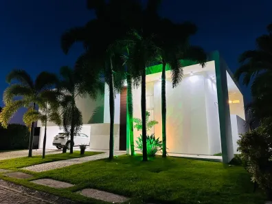Casa de Condomínio com 4 Quartos para alugar, 550m² no Busca Vida (Abrantes), Camaçari