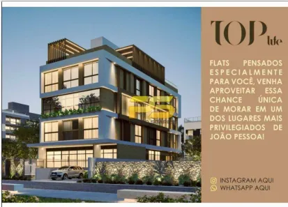 Flat com 1 Quarto à venda, 22m² no Manaíra, João Pessoa