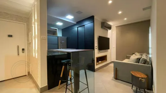 Apartamento com 1 Quarto para venda ou aluguel, 55m² no Vila Regente Feijó, São Paulo