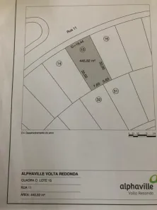 Lote/Terreno à venda, 445m² no Casa de Pedra, Volta Redonda