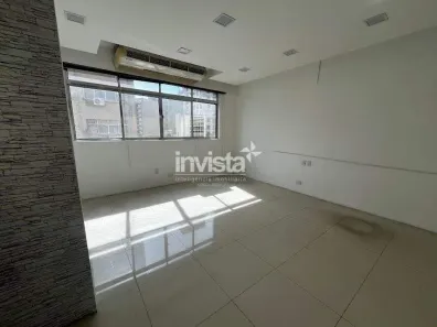 Sala Comercial para alugar, 160m² no Centro, Santos