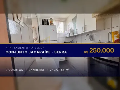Apartamento com 2 Quartos à venda, 55m² no Conjunto Jacaraípe, Serra