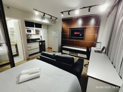 Apartamento com 1 Quarto para alugar, 30m² no Indianópolis, São Paulo