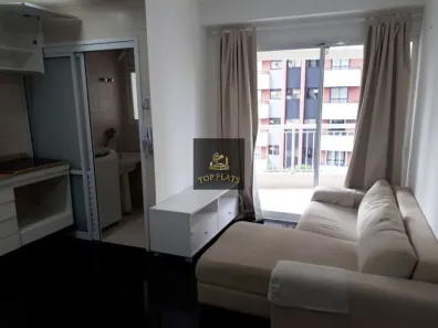 Flat com 1 Quarto para alugar, 46m² no Cidade Monções, São Paulo