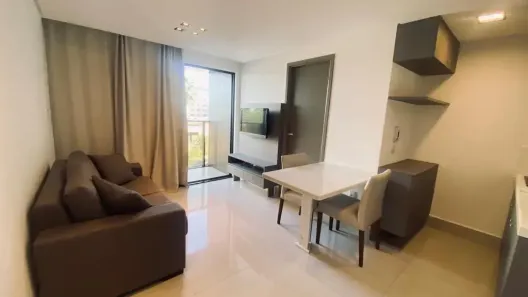 Apartamento com 1 Quarto para alugar, 36m² no Cabo Branco, João Pessoa