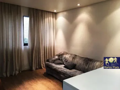 Flat com 1 Quarto para alugar, 38m² no Moema, São Paulo