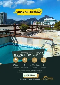 Apartamento com 4 Quartos à venda, 373m² no Barra da Tijuca, Rio de Janeiro