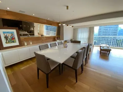 Apartamento com 3 Quartos para alugar, 145m² no Brooklin Paulista, São Paulo