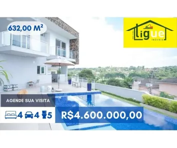 Casa de Condomínio com 4 Quartos à venda, 632m² no São Paulo II, Cotia