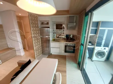Flat com 1 Quarto para alugar, 40m² no Brooklin Paulista, São Paulo