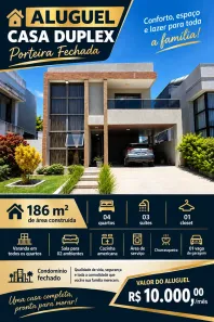 Casa de Condomínio com 4 Quartos para alugar, 186m² no Expedicionários, João Pessoa
