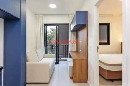 Apartamento com 1 Quarto para alugar, 26m² no Centro, Curitiba
