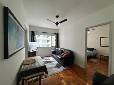 Apartamento com 1 Quarto para alugar, 53m² no Tupi, Praia Grande