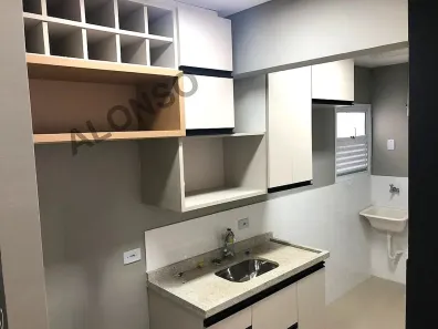 Apartamento com 1 Quarto para alugar, 33m² no Jardim Trussardi, São Paulo