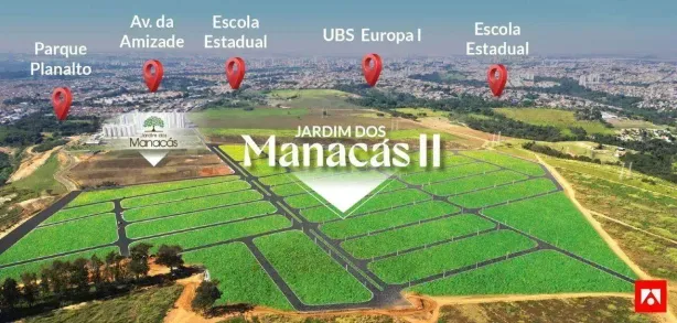 Lote/Terreno à venda, 175m² no Jardim dos Manacás II, Santa Bárbara D'Oeste