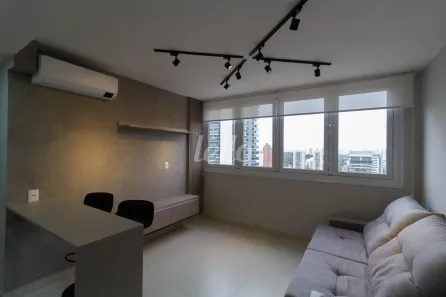 Apartamento com 1 Quarto para alugar, 38m² no Vila São Francisco (Zona Sul), São Paulo