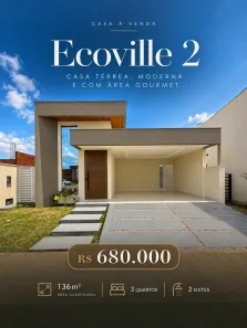 Casa de Condomínio com 3 Quartos à venda, 145m² no Cajupiranga, Parnamirim