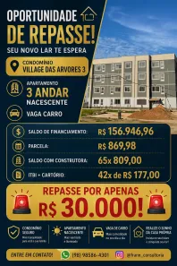 Apartamento com 2 Quartos à venda, 41m² no Turu, São Luís