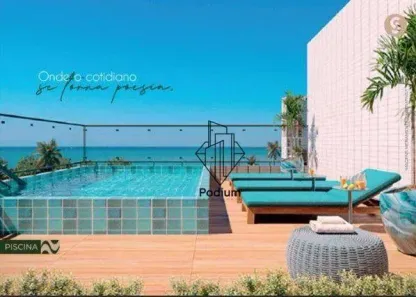 Apartamento com 2 Quartos à venda, 53m² no Ponta de Campina, Cabedelo