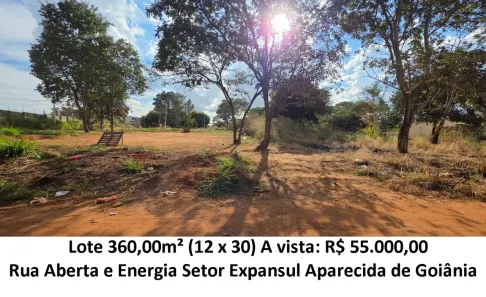 Lote/Terreno à venda, 360m² no Expansul, Aparecida de Goiânia