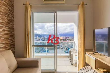 Apartamento com 1 Quarto para alugar, 47m² no Boqueirão, Santos
