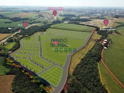 Lote/Terreno à venda, 301m² no Recanto Tropical, Cascavel