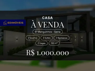 Casa com 3 Quartos à venda, 130m² no Manguinhos, Serra
