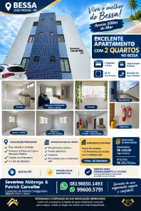 Apartamento com 2 Quartos à venda, 65m² no Bessa, João Pessoa