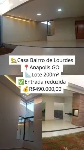Casa com 3 Quartos à venda, 140m² no De Lourdes, Anápolis