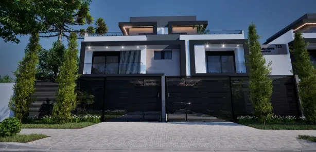 Casa de Condomínio com 3 Quartos à venda, 181m² no Bacacheri, Curitiba