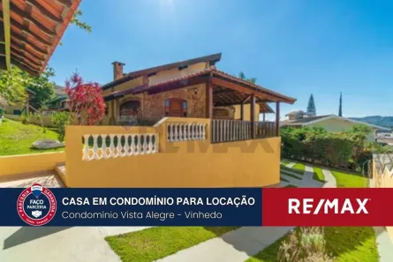 Casa de Condomínio com 4 Quartos para alugar, 378m² no Vista Alegre, Vinhedo