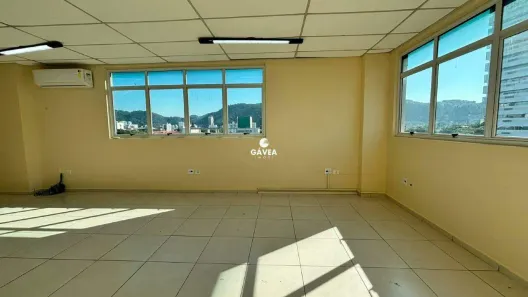 Sala Comercial para alugar, 58m² no Vila Mathias, Santos