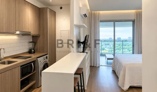 Apartamento com 1 Quarto para alugar, 35m² no Campo Belo, São Paulo