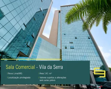 Sala Comercial para alugar, 141m² no Vila da Serra, Nova Lima
