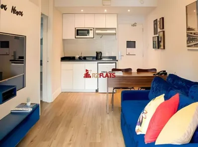 Flat com 1 Quarto para alugar, 35m² no Itaim Bibi, São Paulo