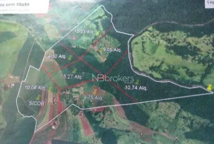 Lote/Terreno à venda, 354046m² no Rio do Salto, Cascavel