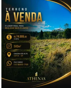 Lote/Terreno à venda, 500m² no dos Mendes (Caucaia do Alto), Cotia