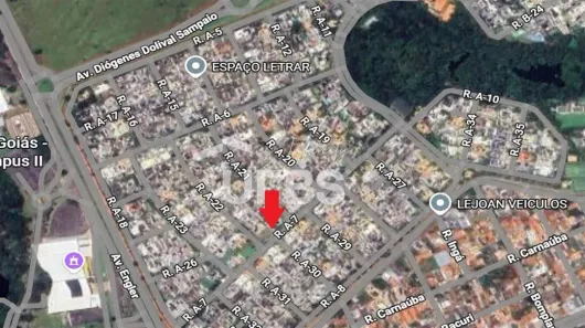 Lote/Terreno à venda, 545m² no Jardins Atenas, Goiânia