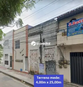 Lote/Terreno à venda, 100m² no Centro, Fortaleza