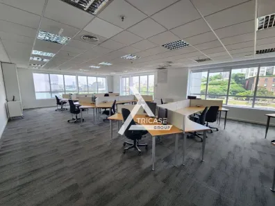 Sala Comercial para alugar, 408m² no Cidade Monções, São Paulo
