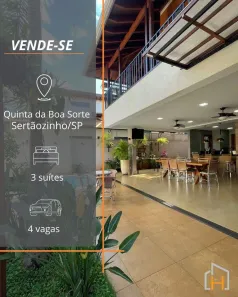Casa de Condomínio com 3 Quartos à venda, 400m² no Jardim Athenas, Sertãozinho