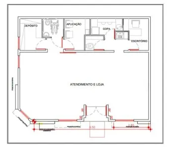 Sala Comercial à venda, 100m² no Jardim Estoril, Presidente Prudente