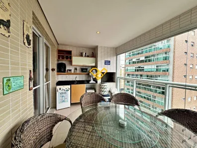 Apartamento com 3 Quartos para alugar, 180m² no Gonzaga, Santos