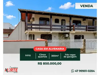 Casa com 3 Quartos à venda, 213m² no Iririú, Joinville