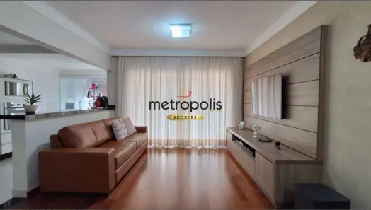 Apartamento com 3 Quartos para alugar, 123m² no Jardim São Caetano, São Caetano do Sul