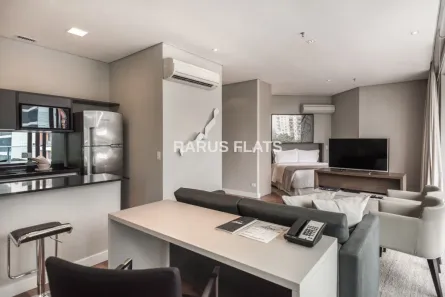 Flat com 1 Quarto para alugar, 66m² no Vila Olímpia, São Paulo