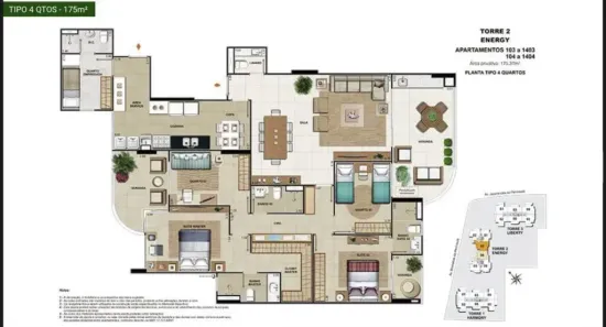 Apartamento com 4 Quartos à venda, 175m² no Barra da Tijuca, Rio de Janeiro