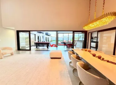 Casa de Condomínio com 4 Quartos para venda ou aluguel, 427m² no Reserva Petrus, Indaiatuba