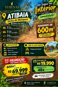 Lote/Terreno à venda, 600m² no Centro, Atibaia