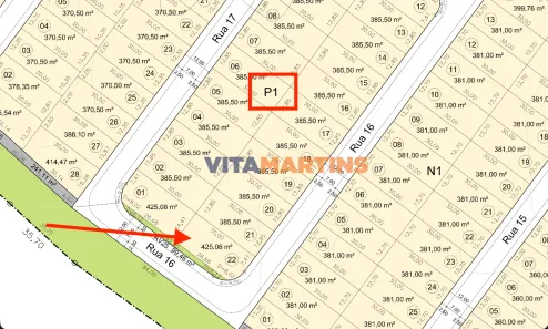 Lote/Terreno à venda, 425m² no Ogiva, Cabo Frio